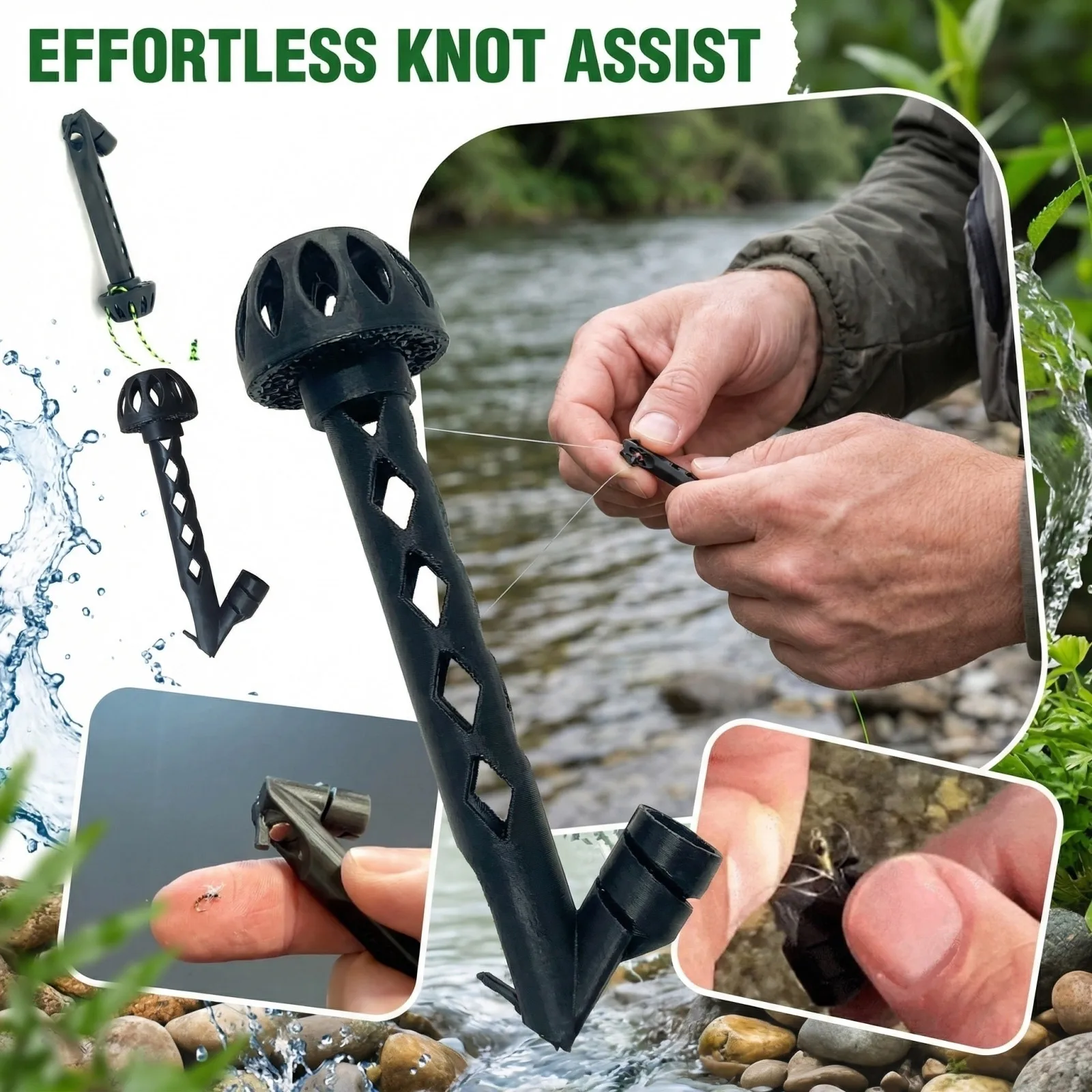 Magnetic Knot Tying Tool Flyin - Fishing Line Winder ulasan dan harga