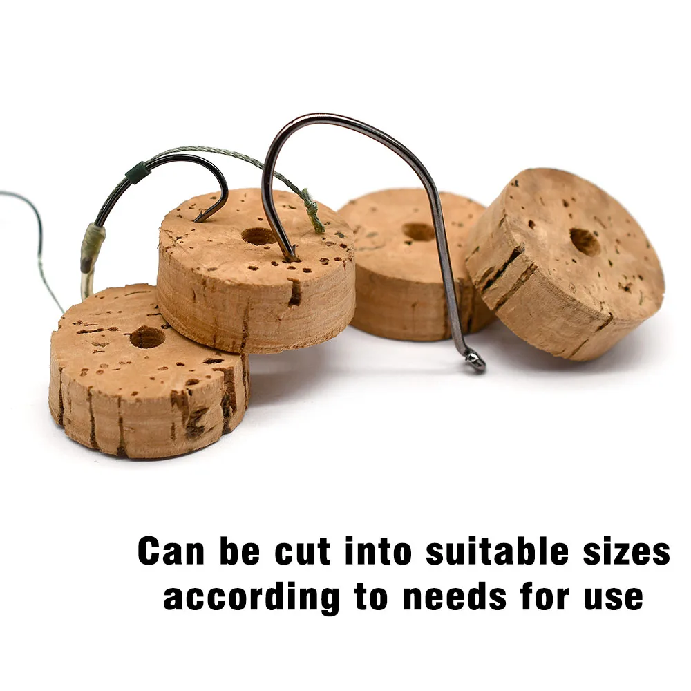 Topranc Natural Cork  End Cap  - Fishing Line Spooler ulasan dan harga