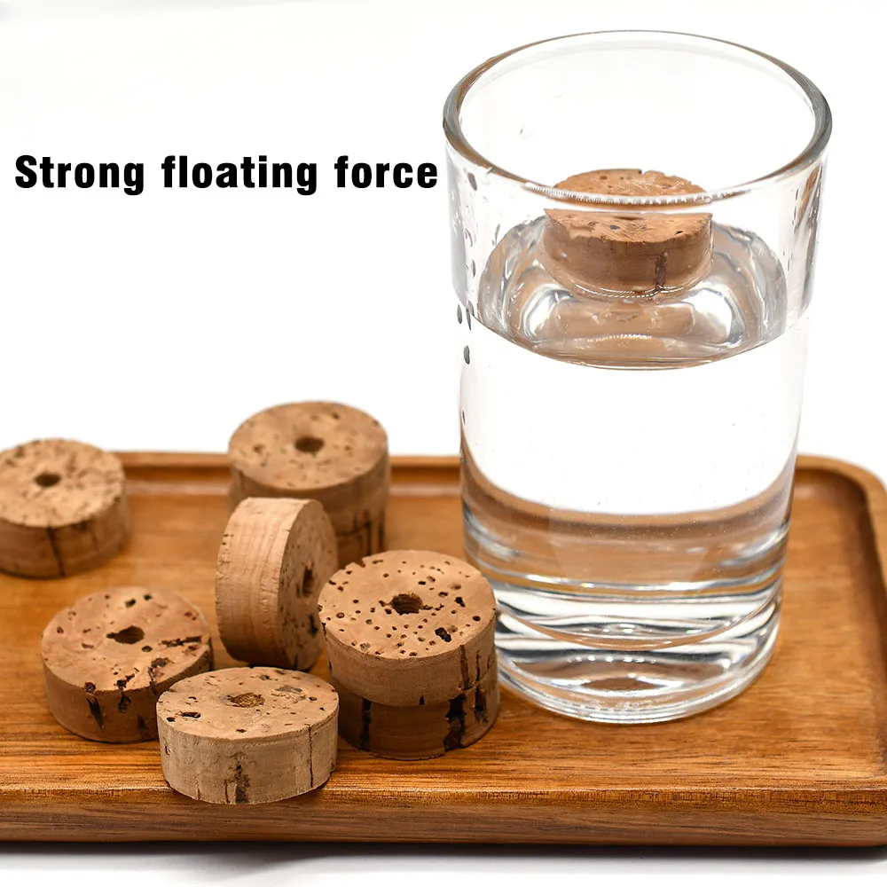 Topranc Natural Cork  End Cap  - Fishing Line Spooler ulasan dan harga