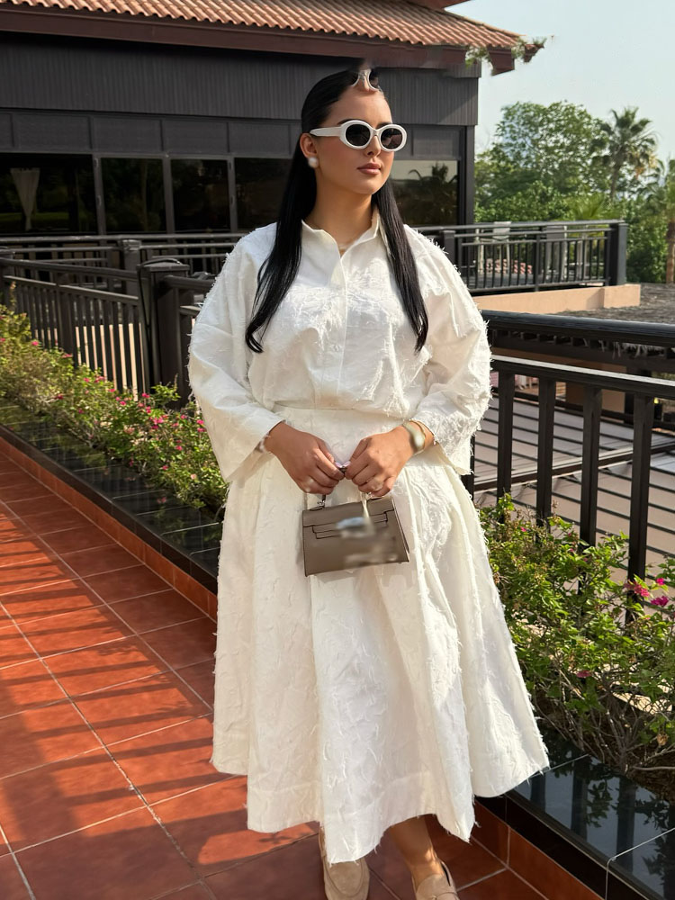 HH Women Tassel Sets White Tur - Fly Line ulasan dan harga