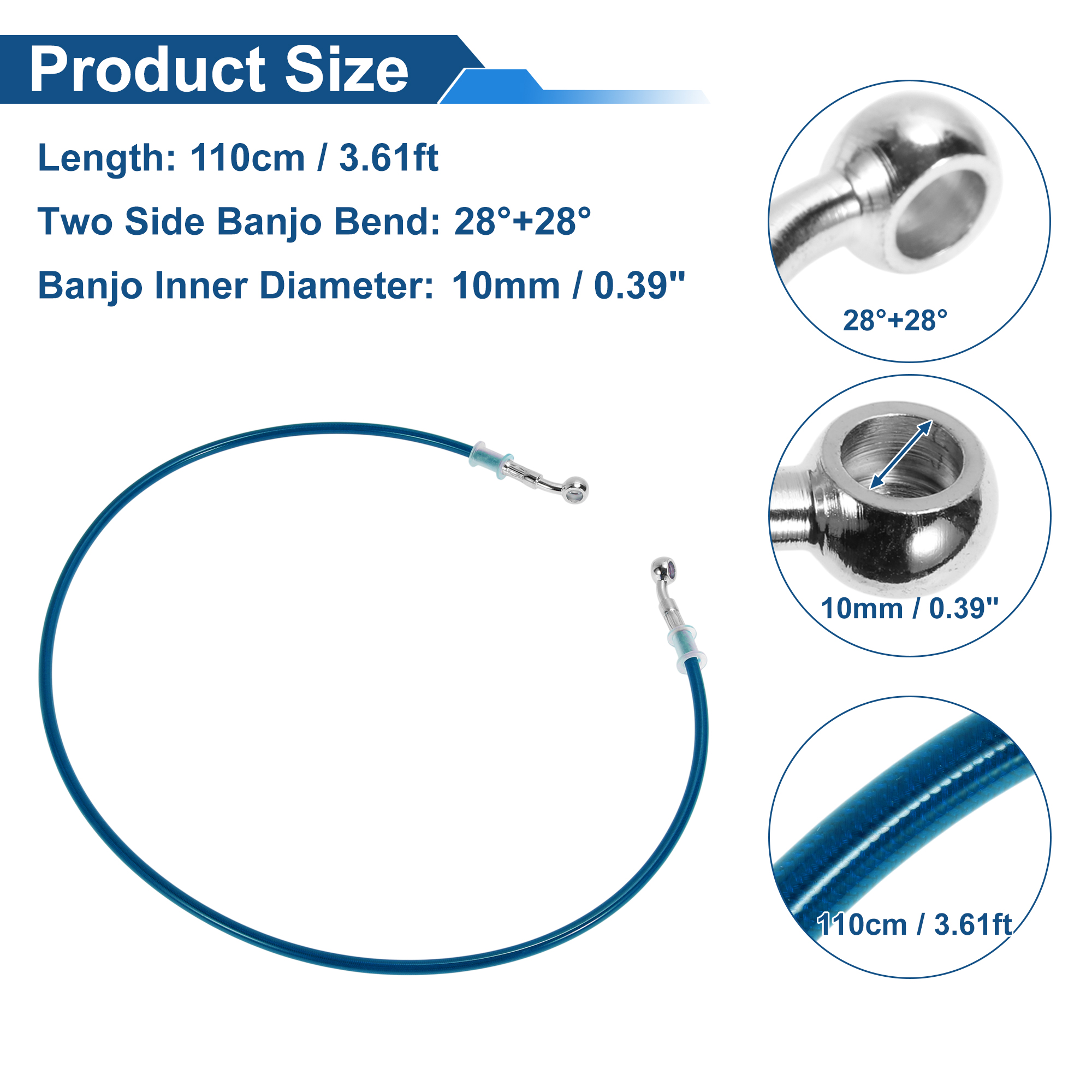 Motoforti 110cm Motorcycle Bra - Braided Line ulasan dan harga
