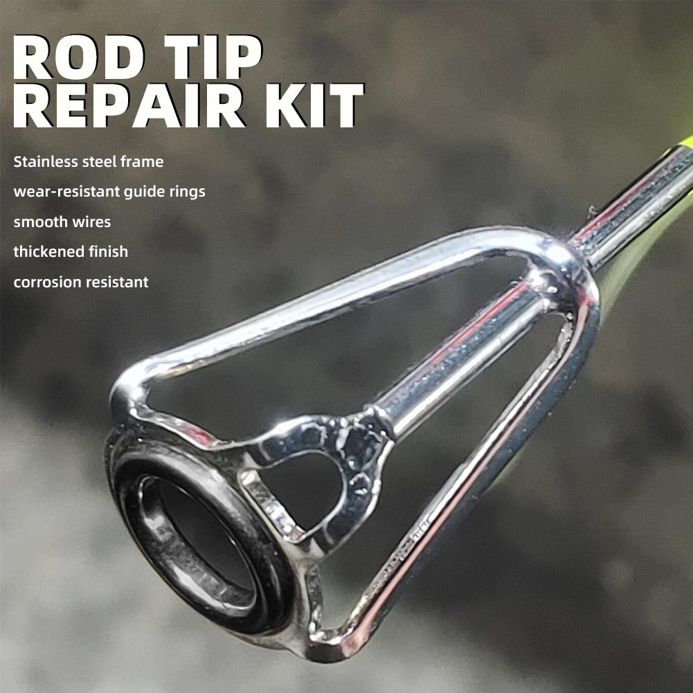 Rod Tip Repair Kit 10pcs Fishi - Fishing Line Winder ulasan dan harga