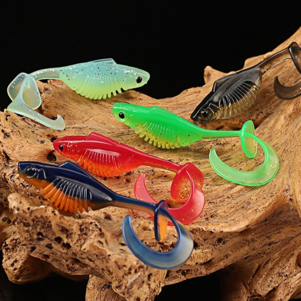 10PCS PVC Fishing Soft Lures 6 - Ice Fishing Line ulasan dan harga