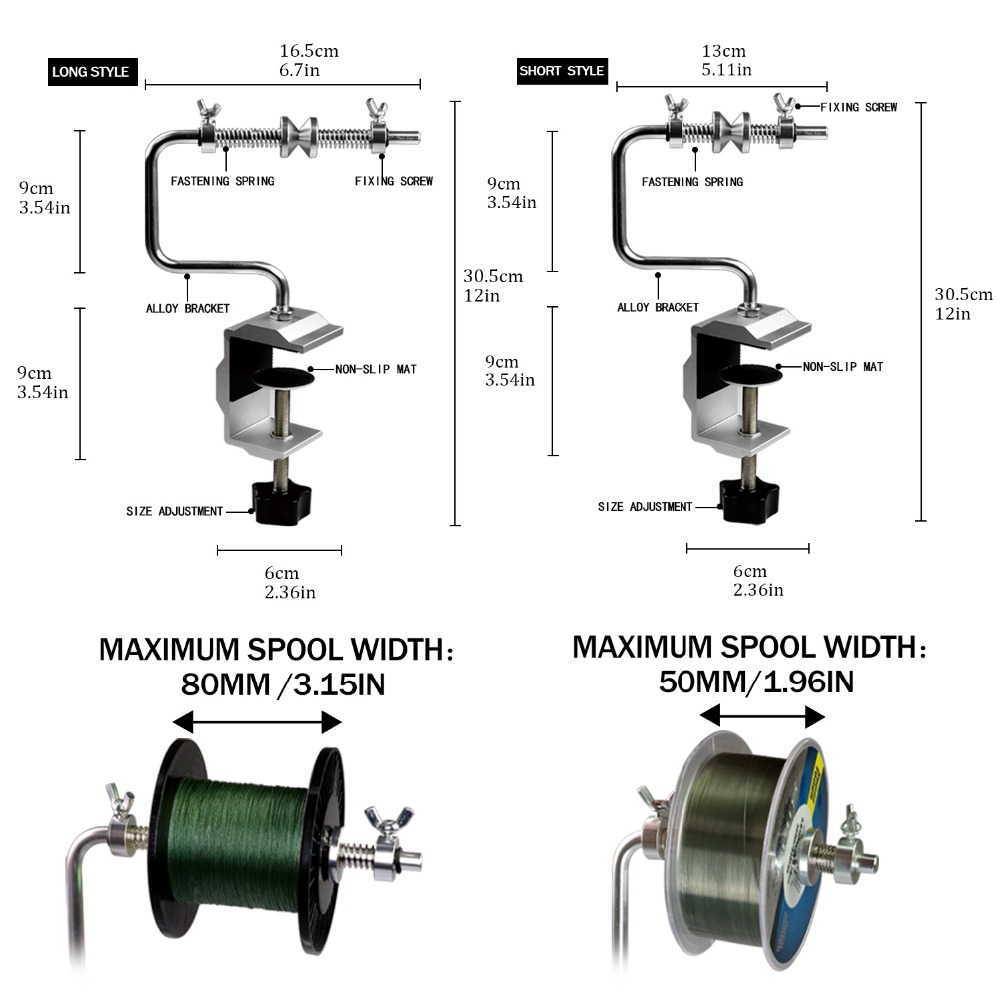 1pcs Portable Aluminum Fishing - Fishing Line Spooler ulasan dan harga