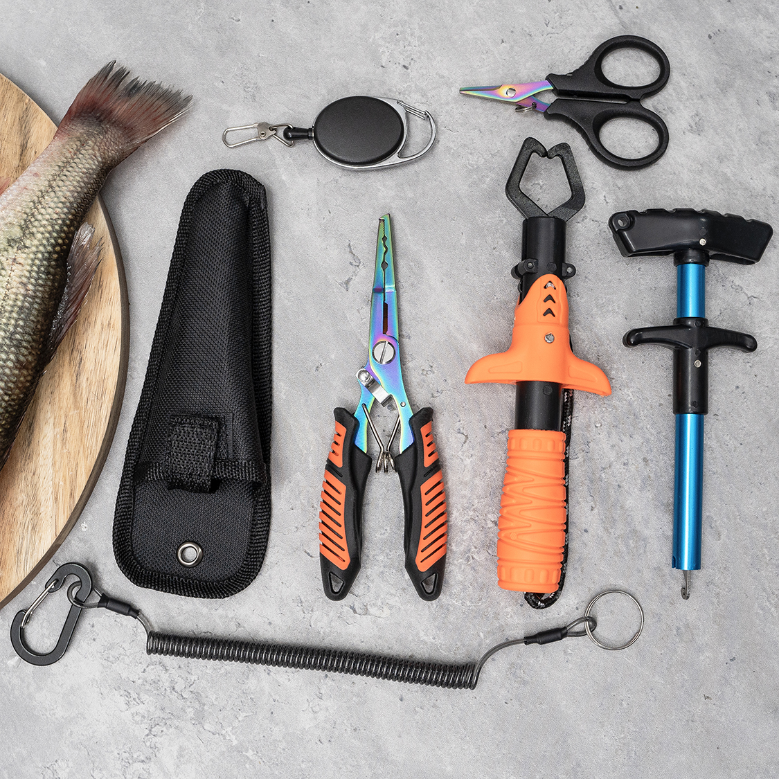 7-piece fishing tool set, prof - Saltwater Line ulasan dan harga