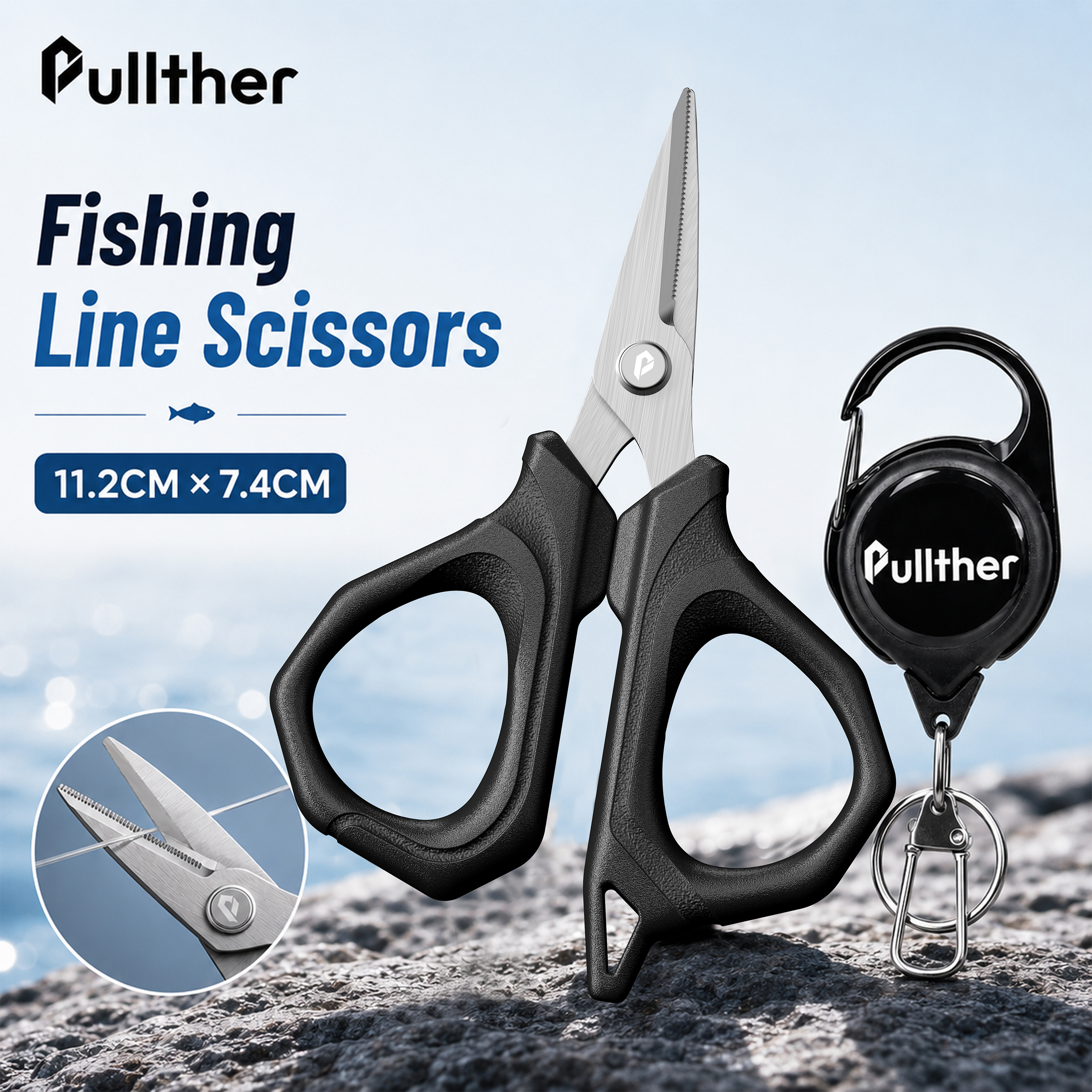 Fishing Scissors Stainless Ste - Fishing Line Cutter ulasan dan harga