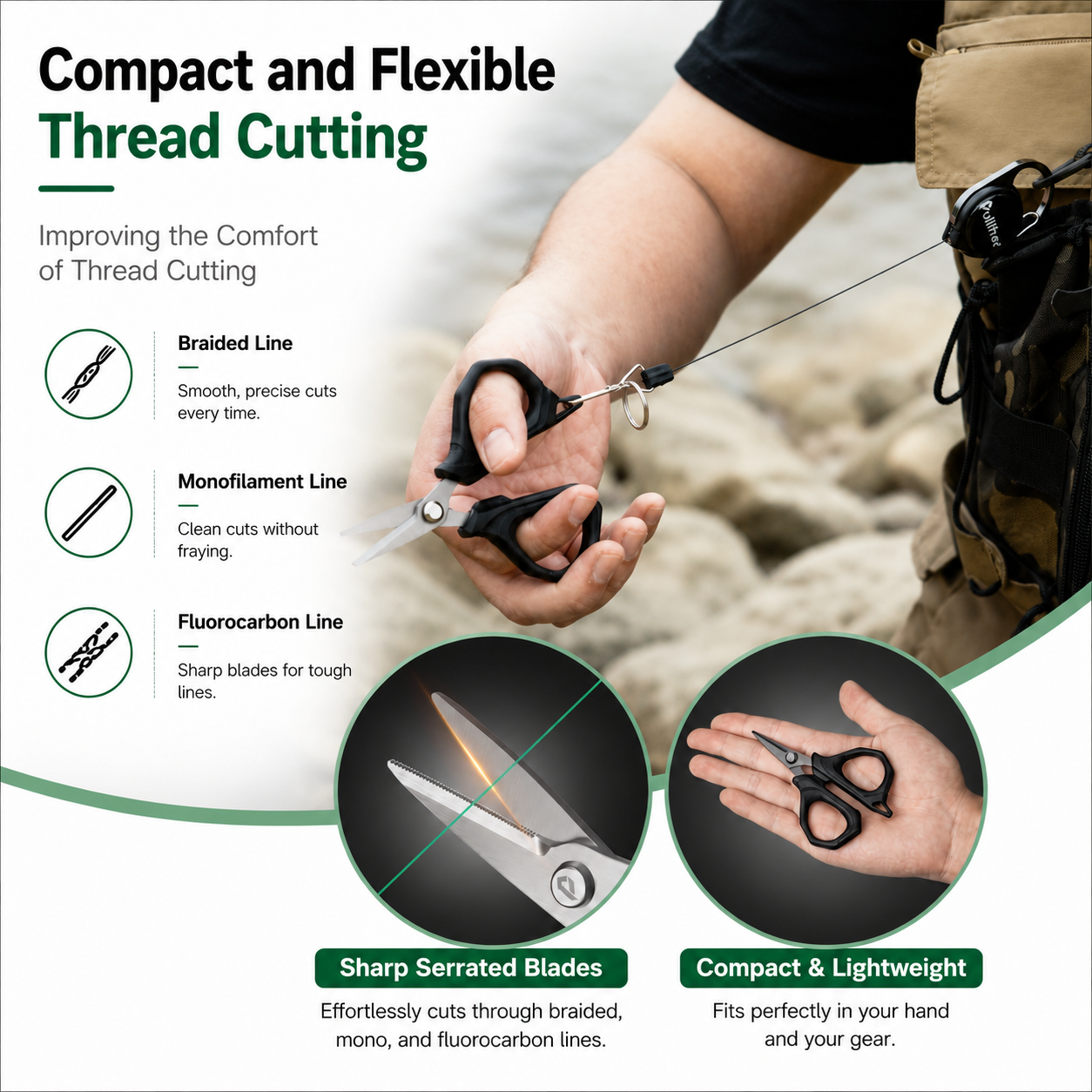 Fishing Scissors Stainless Ste - Fishing Line Cutter ulasan dan harga