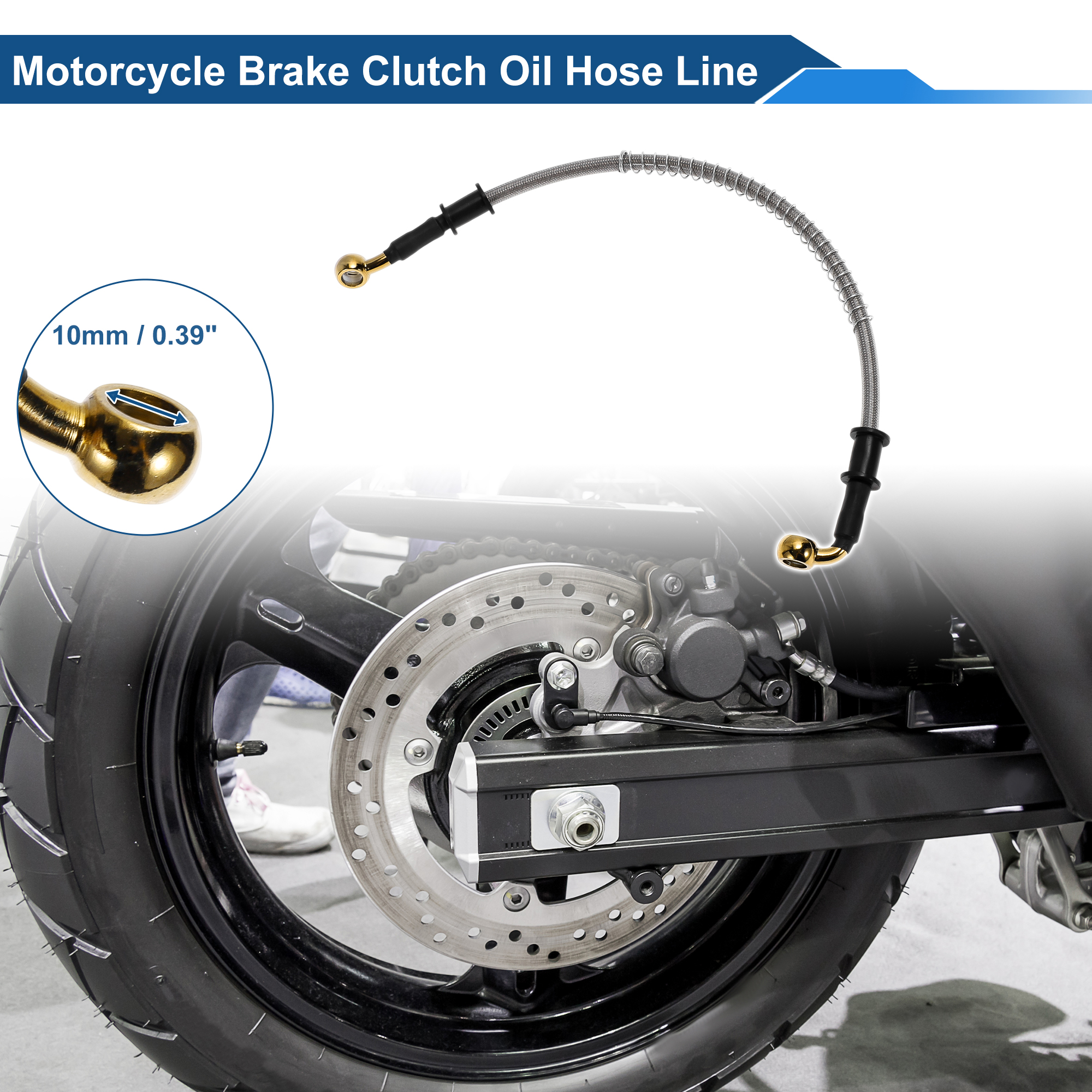 Motoforti 40cm Motorcycle Brak - Braided Line ulasan dan harga