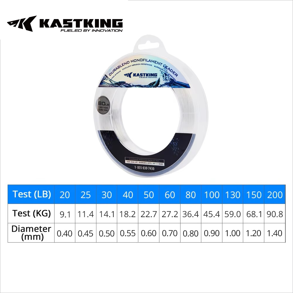 KastKing 20-200LB 110M 0.40-1. - Copolymer Line ulasan dan harga
