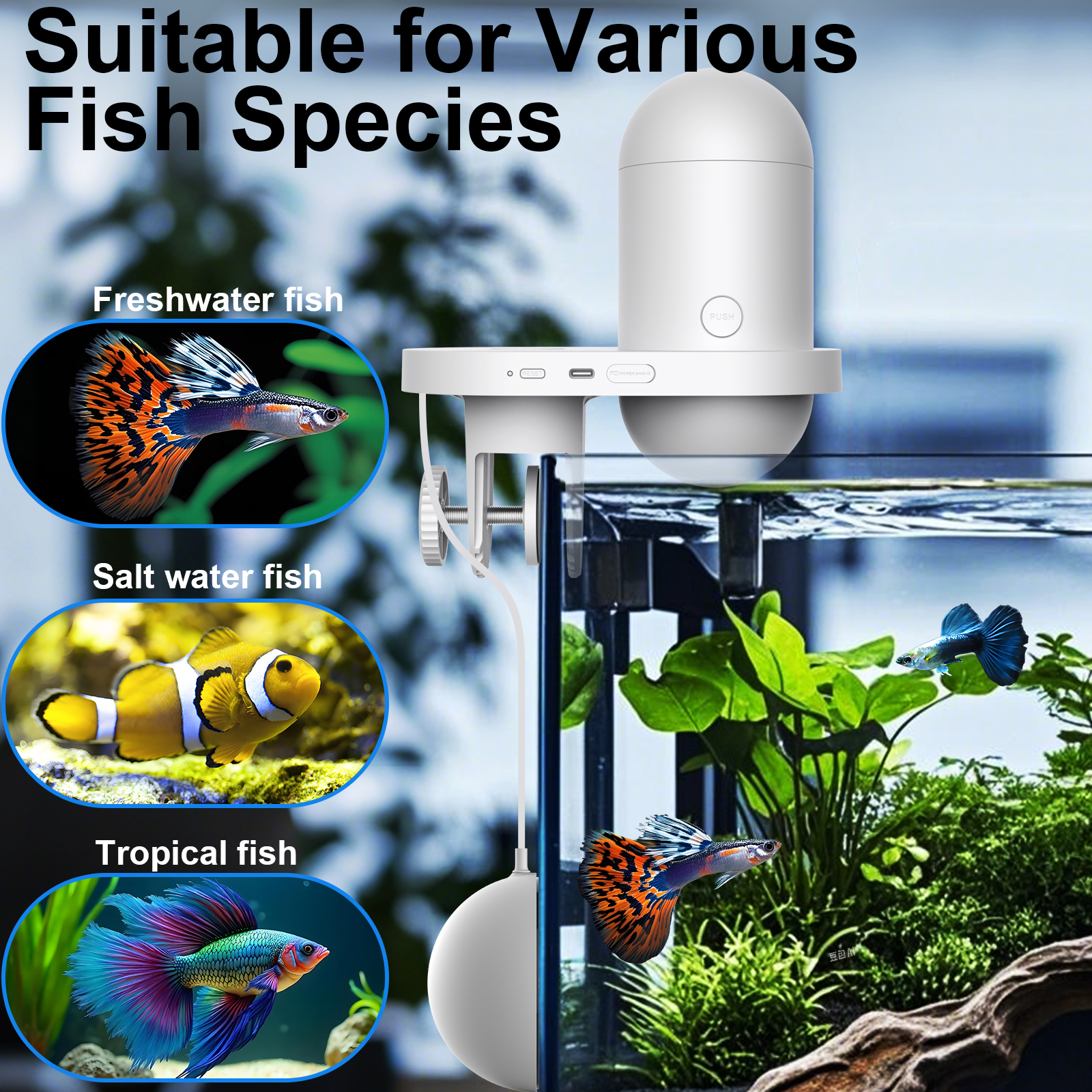Automatic Fish Feeder With Cam - Fishing Line Dispenser ulasan dan harga