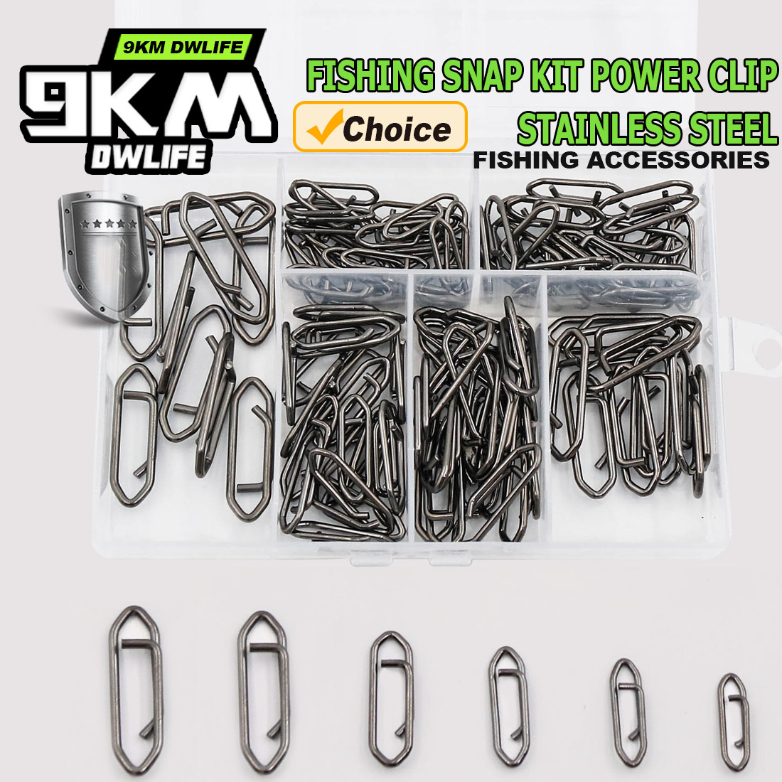 9KM Fishing Snap Kit 110pcs Po - Freshwater Line ulasan dan harga