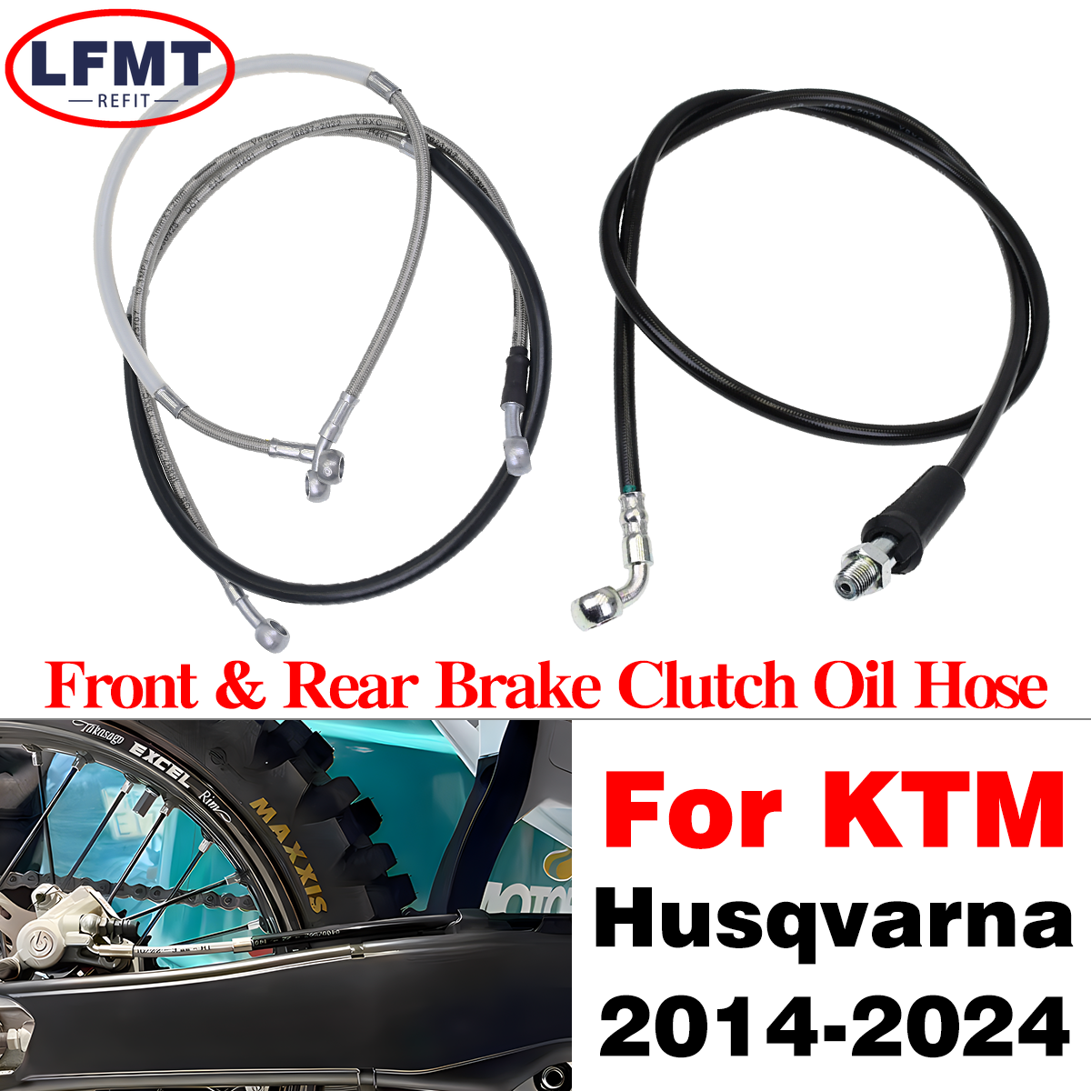 Motorcycle 10mm Front & Rear B - Braided Line ulasan dan harga