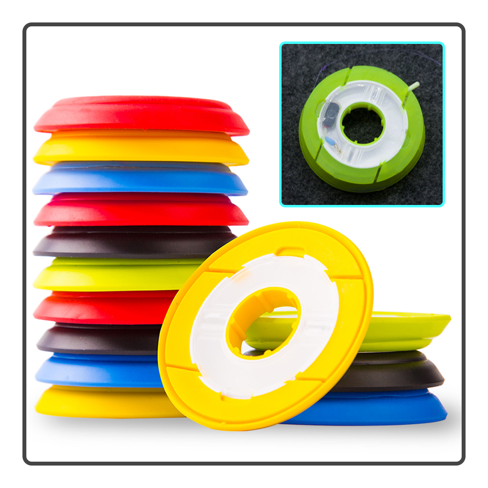 5pcs/lot Color Silicone Storag - Fishing Line Spool ulasan dan harga